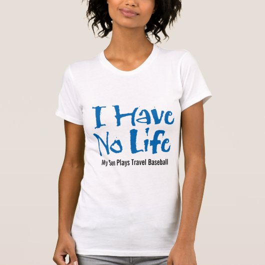 Ik Heb Geen Leven (Reis Honkbal) T-shirt (Voorkant)