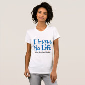 Ik Heb Geen Leven (Reis Honkbal) T-shirt (Voorkant volledig)