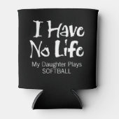 Ik heb geen leven (Softball) Blikjeskoeler (Voorkant)