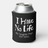 Ik heb geen leven (Softball) Blikjeskoeler (Blikje Achterkant)