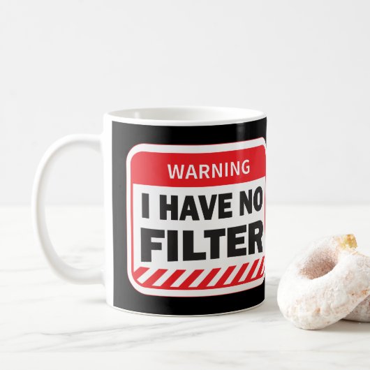 Ik heb geen Mok voor filterkoffie (Met donut)