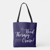 Ik heb geen nautische therapie nodig tote bag (Achterkant)