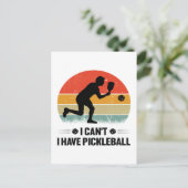 Ik heb geen pickleball, Pickleball Lover Briefkaart (Staand voorkant)