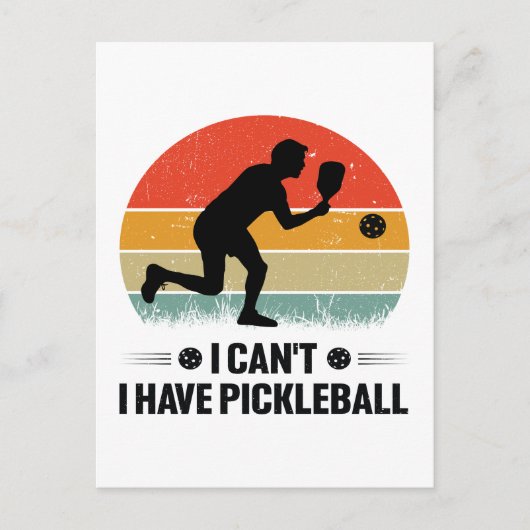 Ik heb geen pickleball, Pickleball Lover Briefkaart (Voorkant)