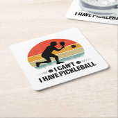 Ik heb geen pickleball, Pickleball Lover Kartonnen Onderzetters (Schuin)