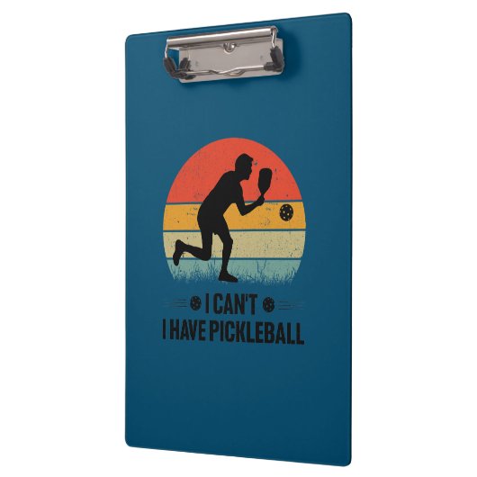 Ik heb geen pickleball, Pickleball Lover Klembord (Links)