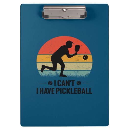 Ik heb geen pickleball, Pickleball Lover Klembord (Voorkant)