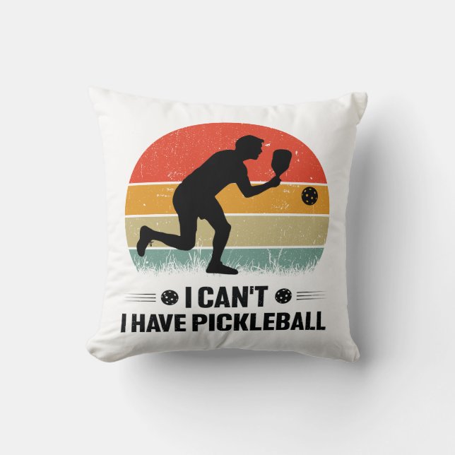 Ik heb geen pickleball, Pickleball Lover Kussen (Voorkant)