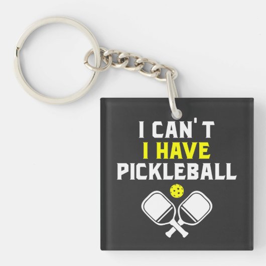 Ik heb geen pickleball, Pickleball Lover Sleutelhanger (voorkant)