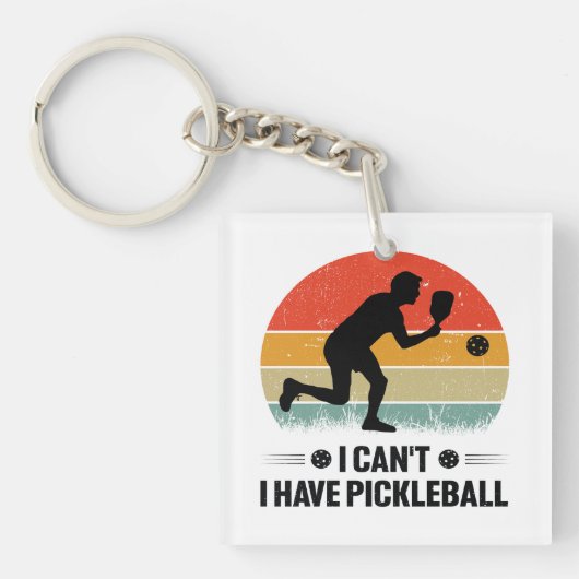 Ik heb geen pickleball, Pickleball Lover Sleutelhanger (voorkant)