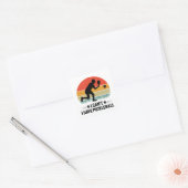 Ik heb geen pickleball, Pickleball Lover Vierkante Sticker (Envelop)