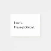 Ik heb geen pickleball post-it® notes (Voorkant)