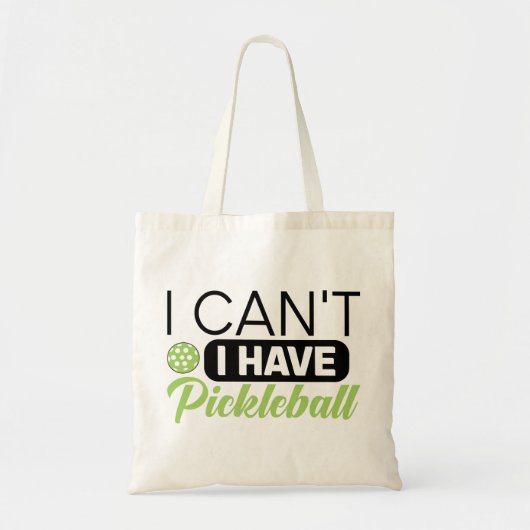 Ik heb geen pickleball tote bag (Voorkant)