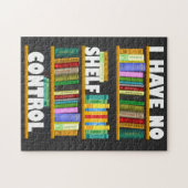 Ik heb geen plankcontrole, leesminnaar T-shirt Legpuzzel (Horizontaal)