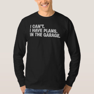 Ik heb geen plannen in de auto 6 t-shirt