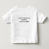 Ik heb geen prins nodig kinder shirts (Achterkant)
