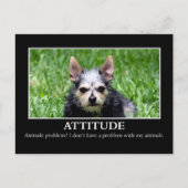 Ik heb geen probleem met de houding briefkaart (Voorkant)