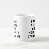 Ik heb geen probleem met kerstversiering grappig koffiemok (Center)