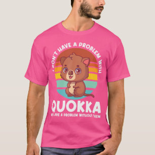 Ik heb geen probleem met Quokka Capybaras T-shirt
