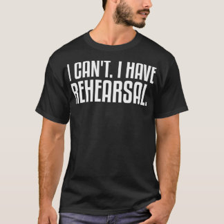 Ik heb geen repetitieve theatertheatertheater t-shirt