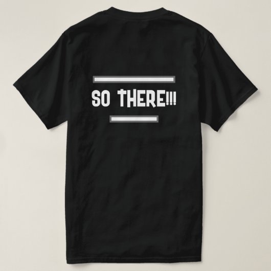 Ik heb geen ruzie t-shirt (Design achterkant)