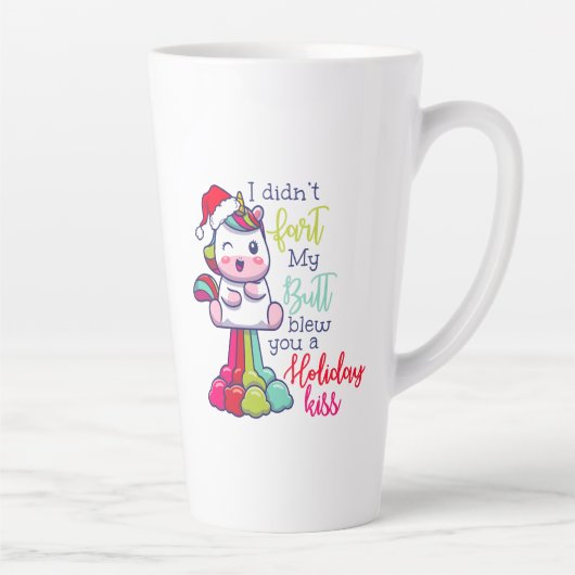 Ik heb geen scheten laten vallen en je een vakanti latte mok (Rechts)