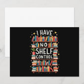 Ik heb geen Shelf Control Funny Library Reading Lo Kaart (Voorkant / Achterkant)