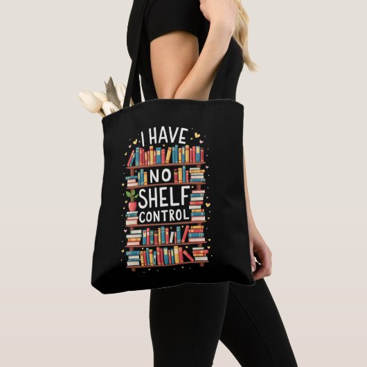 Ik heb geen Shelf Control Funny Library Reading Lo Tote Bag (Dichtbij)