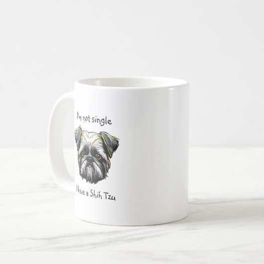 Ik heb geen sjiitische Tzu. Koffiemok (Voorkant links)