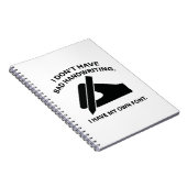 Ik heb geen slecht handschrift. Ik heb mijn eigen Notitieboek (Rechterzijde)