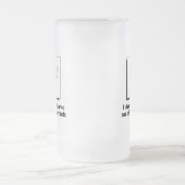 Ik heb geen T-shirt met uitschakelaar Matglas Bierpul (Center)