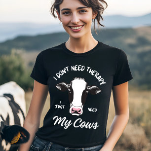 Ik heb geen therapeutische Koeien nodig T-shirt