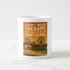 Ik heb geen therapie nodig, alleen Coney Island Grote Koffiekop