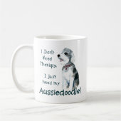 Ik heb geen therapie nodig - Aussiedoedle Koffiemok (Links)