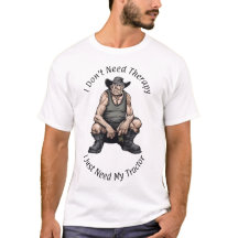 Ik heb geen therapie nodig - Boer T-shirt