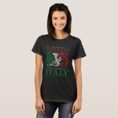 Ik heb geen therapie nodig Design voor een Italiaa T-shirt (Voorkant volledig)