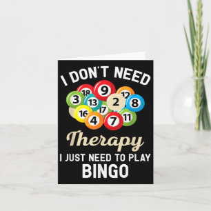 Ik heb geen therapie nodig die ik alleen maar moet kaart