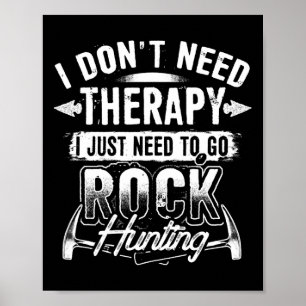 Ik heb geen therapie nodig die ik alleen maar nodi poster