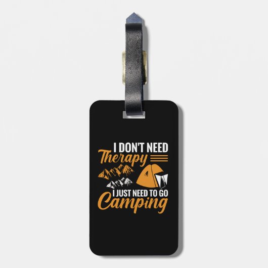 Ik heb geen therapie nodig die ik gewoon moet gaan bagagelabel (Achterkant verticaal)