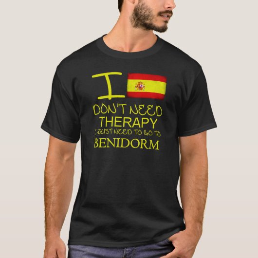 Ik heb geen therapie nodig die ik gewoon naar Beni T-shirt (Voorkant)