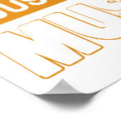 IK HEB GEEN THERAPIE NODIG Ford Mustang 1993 Lx 3 Poster (Hoek)