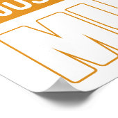 IK HEB GEEN THERAPIE NODIG Ford Mustang 2007 Gt Poster (Hoek)