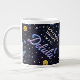 Ik heb geen therapie nodig, ik ben gewoon delulu grote koffiekop