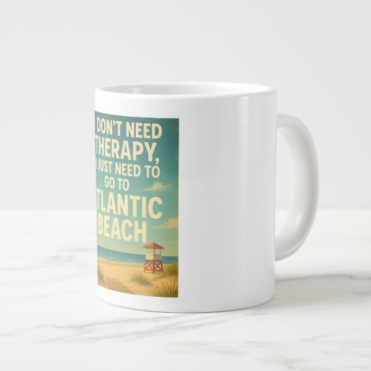 Ik heb geen therapie nodig, ik heb alleen Atlantic Grote Koffiekop (Voorkant rechts)