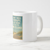 Ik heb geen therapie nodig, ik heb alleen Fire Isl Grote Koffiekop (Voorkant rechts)