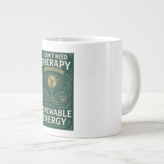 Ik heb geen therapie nodig, ik heb alleen hernieuw grote koffiekop (Voorkant rechts)