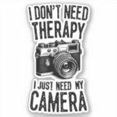 Ik heb geen therapie nodig, ik heb alleen mijn cam sticker (Voorkant)