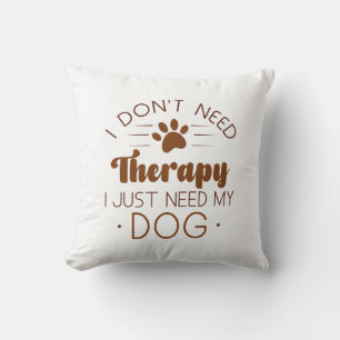 Ik heb geen therapie nodig. Ik heb alleen mijn hon Kussen