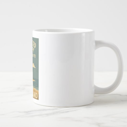 Ik heb geen therapie nodig, ik heb alleen Plum Isl Grote Koffiekop (Rechts)