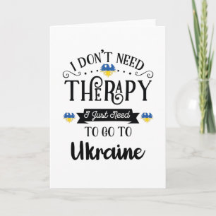 Ik heb geen therapie nodig, ik hoef alleen maar na kaart